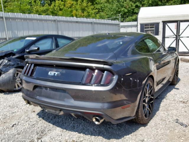 1FA6P8CF8F5395356 - 2015 FORD MUSTANG GT CHARCOAL photo 4