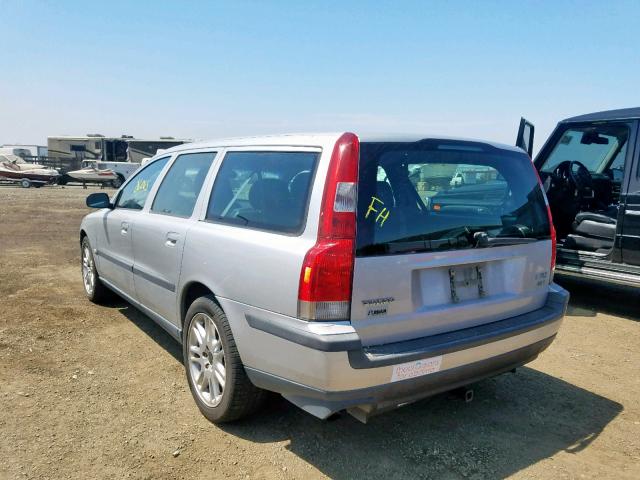 YV1SW59V342431536 - 2004 VOLVO V70 FWD SILVER photo 3