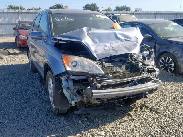 JHLRE38748C010703 - 2008 HONDA CR-V EXL BLUE photo 1