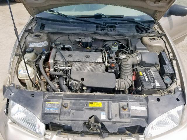 1G1JF52T417387693 - 2001 CHEVROLET CAVALIER L TAN photo 7