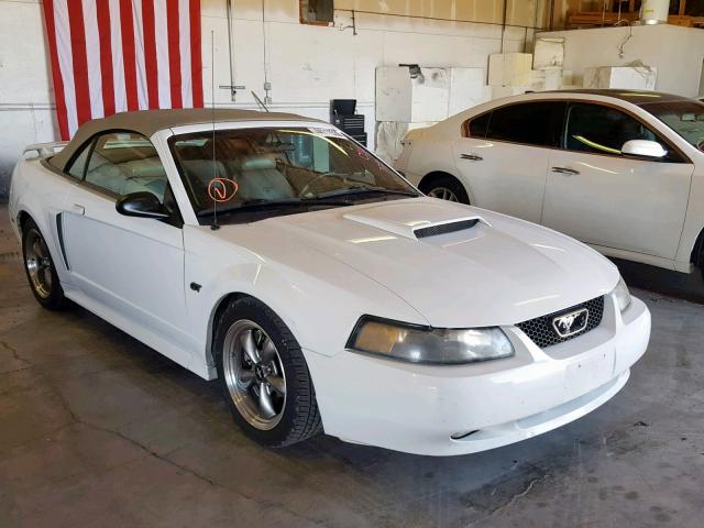 1FAFP45X03F313379 - 2003 FORD MUSTANG GT WHITE photo 1