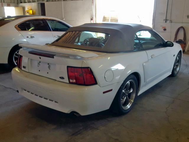 1FAFP45X03F313379 - 2003 FORD MUSTANG GT WHITE photo 4