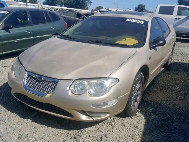 2C3HE66G8YH244339 - 2000 CHRYSLER 300M TAN photo 2