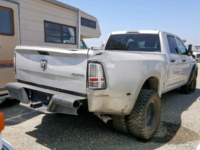 3C63DRGLXCG203071 - 2012 DODGE RAM 3500 S GRAY photo 4