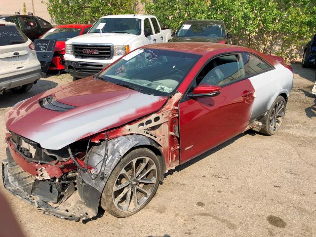 1G6AN1RY3G0105391 - 2016 CADILLAC ATS-V RED photo 2