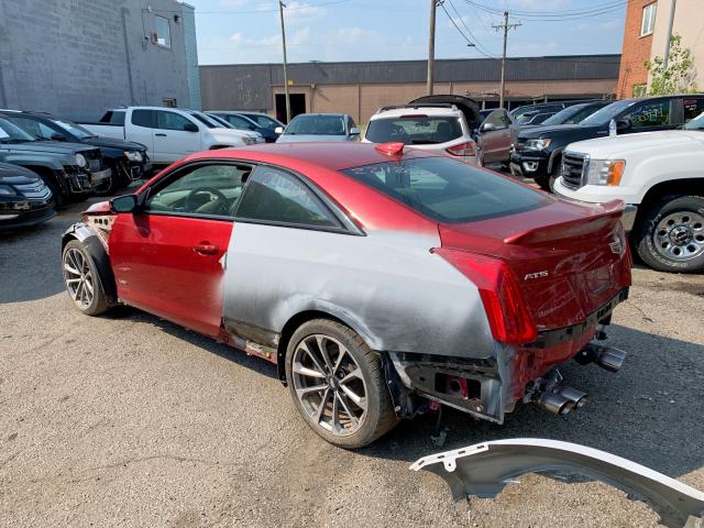 1G6AN1RY3G0105391 - 2016 CADILLAC ATS-V RED photo 3