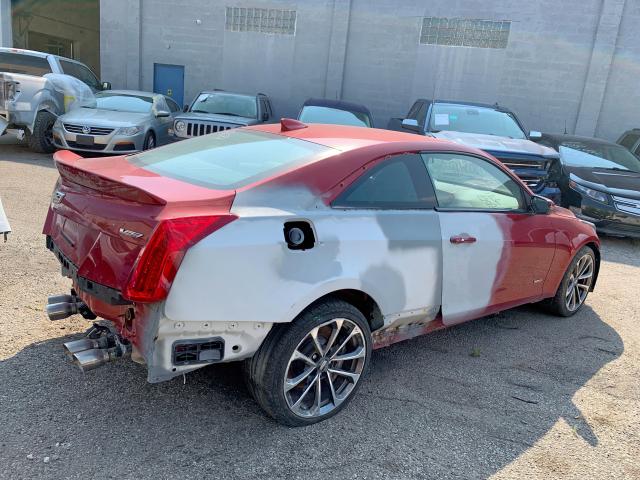 1G6AN1RY3G0105391 - 2016 CADILLAC ATS-V RED photo 4