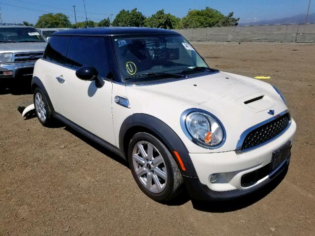 WMWSV3C51DT392829 - 2013 MINI COOPER S CREAM photo 1