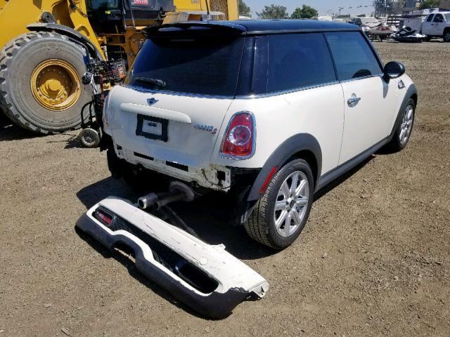 WMWSV3C51DT392829 - 2013 MINI COOPER S CREAM photo 4