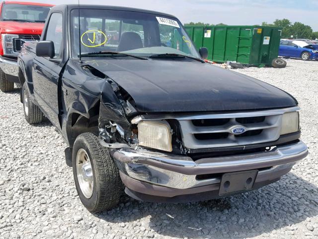 1FTCR10A3TPB14443 - 1996 FORD RANGER BLACK photo 1