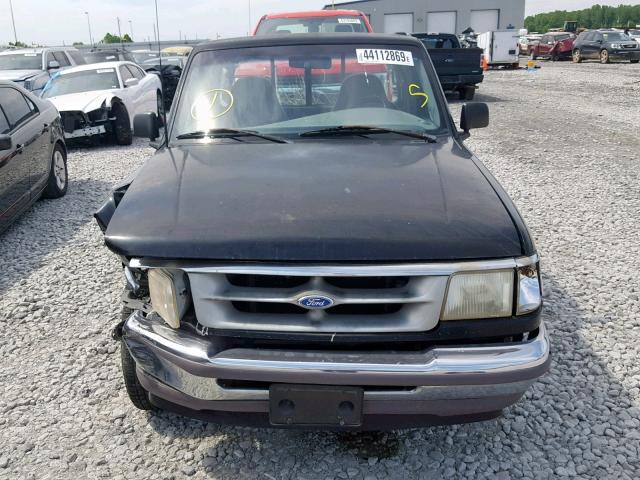 1FTCR10A3TPB14443 - 1996 FORD RANGER BLACK photo 7