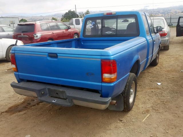 1FTCR14X6RPA42810 - 1994 FORD RANGER SUP BLUE photo 4