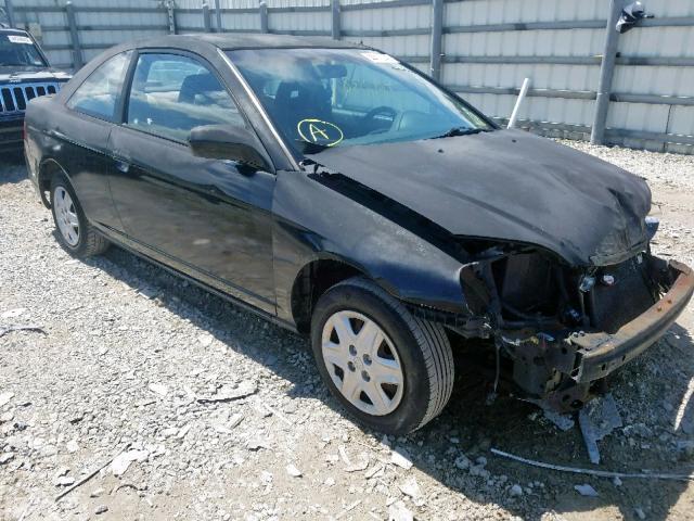 1HGEM21263L072279 - 2003 HONDA CIVIC DX BLACK photo 1