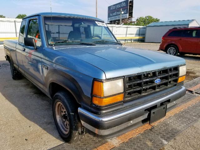 1FTCR14U9MPA41231 - 1991 FORD RANGER SUP BLUE photo 1