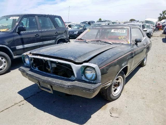 7F02Z209207 - 1977 FORD MUSTANG II BLACK photo 2