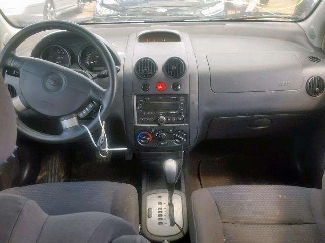 KL1TD66648B072746 - 2008 CHEVROLET AVEO BASE Ақ фото 9