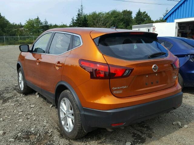 JN1BJ1CR3HW123325 - 2017 NISSAN QASHQAI ORANGE photo 3