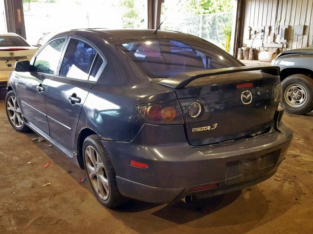 JM1BK123461425286 - 2006 MAZDA 3 S BLACK photo 3