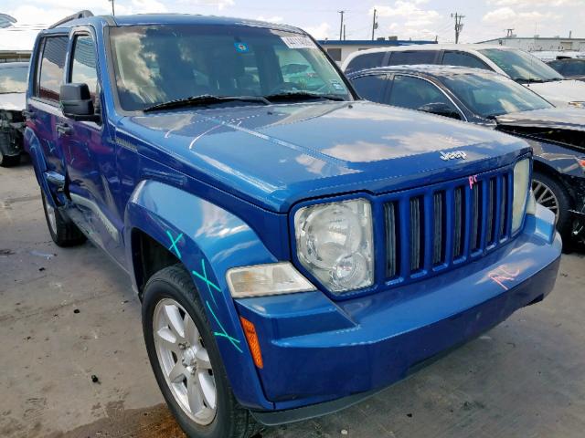 1J4PP2GK0AW136649 - 2010 JEEP LIBERTY SP BLUE photo 1