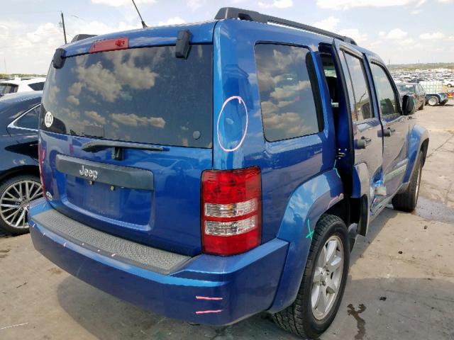 1J4PP2GK0AW136649 - 2010 JEEP LIBERTY SP BLUE photo 4