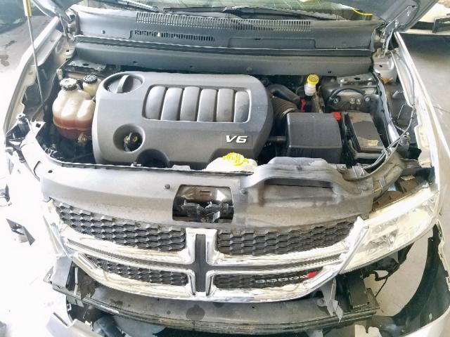 3C4PDCBGXGT228762 - 2016 DODGE JOURNEY SX SILVER photo 7