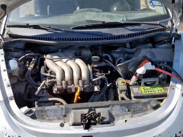 3VWCS21C91M431959 - 2001 VOLKSWAGEN NEW BEETLE 银色 照片 7