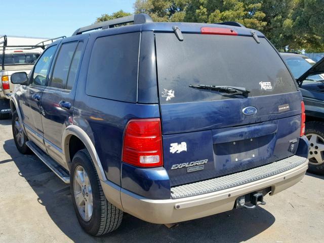 1FMDU74W35UB43033 - 2005 FORD EXPLORER E BLUE photo 3