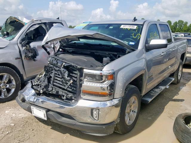 3GCPCREC7JG592412 - 2018 CHEVROLET SILVERADO SILVER photo 2