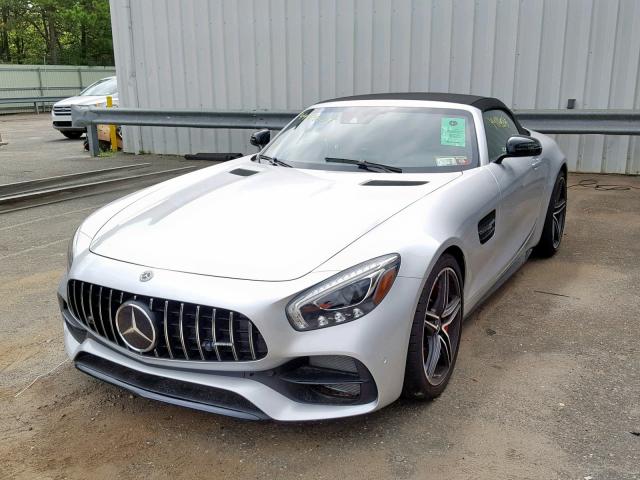 WDDYK8AA6JA016479 - 2018 MERCEDES-BENZ AMG GT C SILVER photo 2