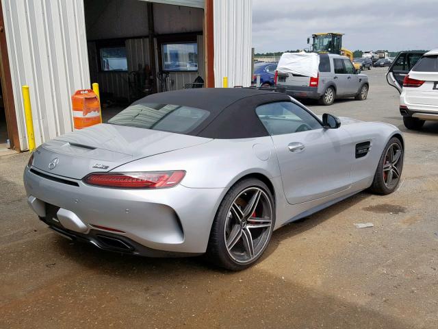 WDDYK8AA6JA016479 - 2018 MERCEDES-BENZ AMG GT C SILVER photo 4