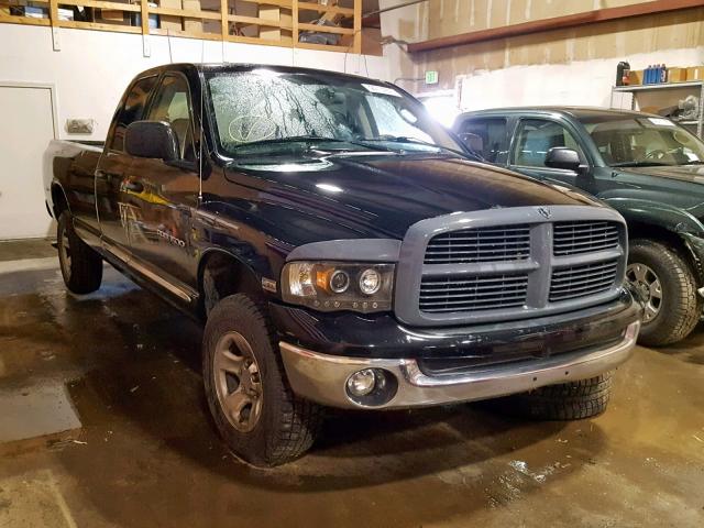 1D3HU18D95J505466 - 2005 DODGE RAM 1500 S BLACK photo 1