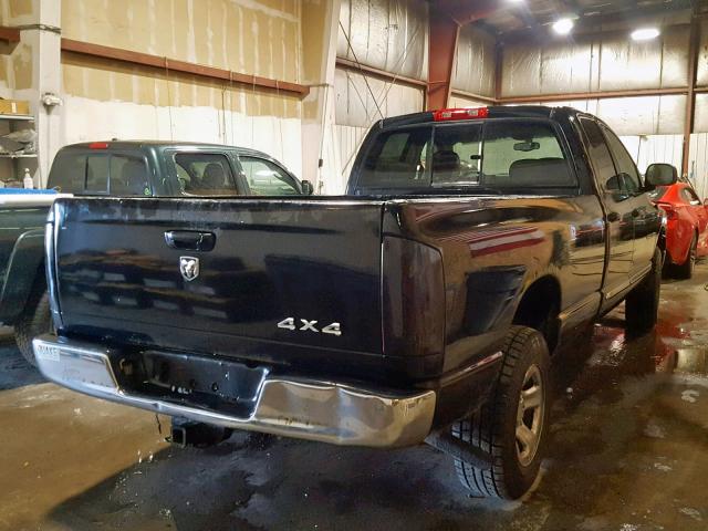 1D3HU18D95J505466 - 2005 DODGE RAM 1500 S BLACK photo 4