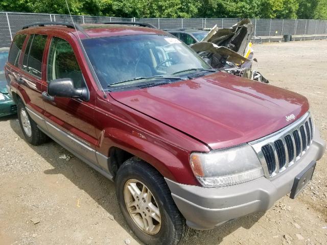 1J4GW48S32C300301 - 2002 JEEP GRAND CHER BURGUNDY photo 1