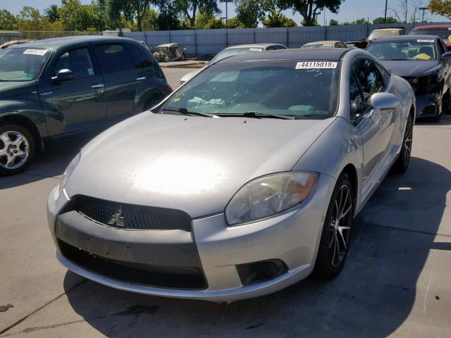 4A31K5DFXCE005043 - 2012 MITSUBISHI ECLIPSE GS SILVER photo 2