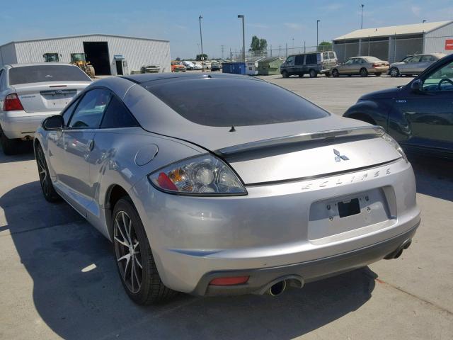 4A31K5DFXCE005043 - 2012 MITSUBISHI ECLIPSE GS SILVER photo 3