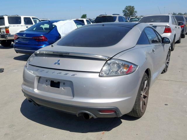 4A31K5DFXCE005043 - 2012 MITSUBISHI ECLIPSE GS SILVER photo 4