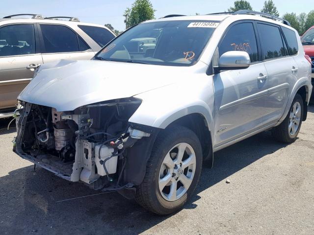 JTMBF31V89D000241 - 2009 TOYOTA RAV4 LIMIT SILVER photo 2