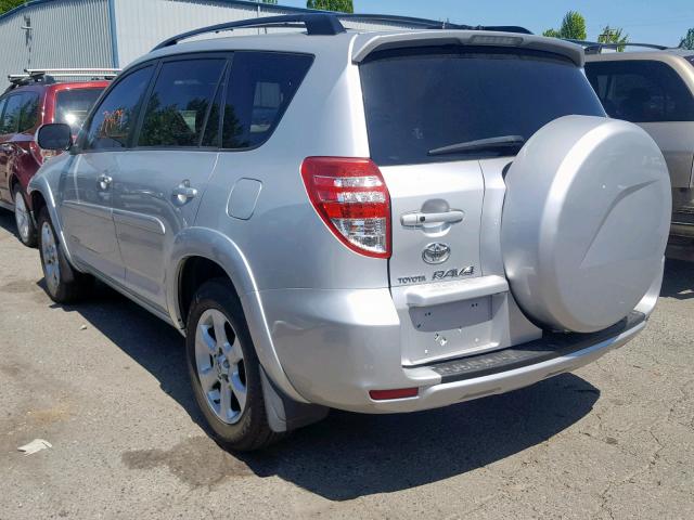 JTMBF31V89D000241 - 2009 TOYOTA RAV4 LIMIT SILVER photo 3