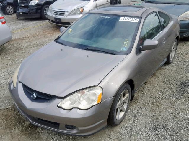 JH4DC54874S005386 - 2004 ACURA RSX GRAY photo 2