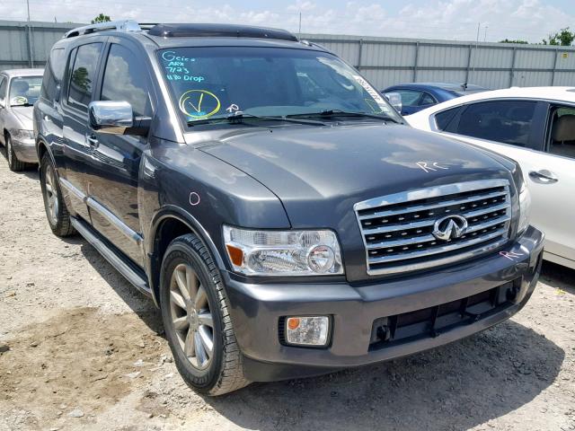 5N3AA08D18N908130 - 2008 INFINITI QX56 GRAY photo 1