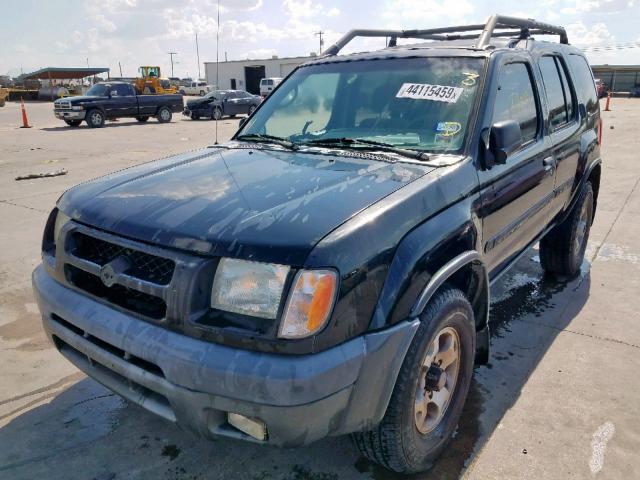 5N1ED28Y0YC546786 - 2000 NISSAN XTERRA XE BLACK photo 2