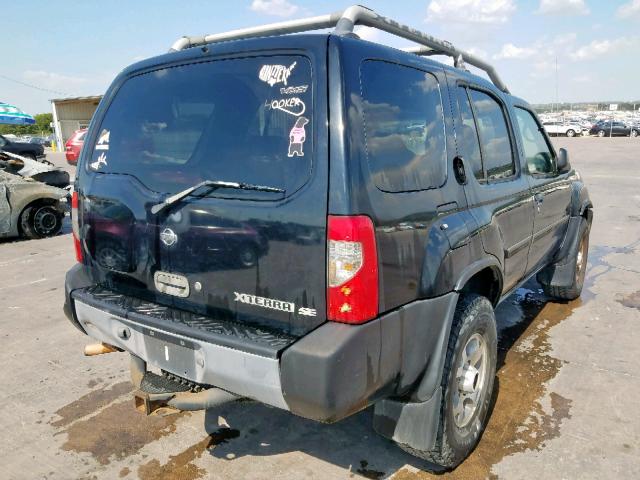 5N1ED28Y0YC546786 - 2000 NISSAN XTERRA XE BLACK photo 4