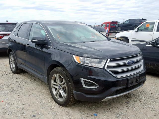 2FMTK4K96FBB42737 - 2015 FORD EDGE TITAN BLACK photo 1