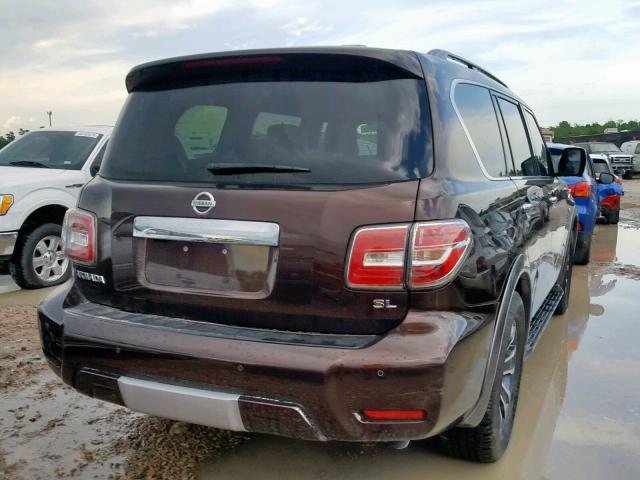 JN8AY2NC8J9551533 - 2018 NISSAN ARMADA SV BROWN photo 4