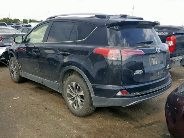 JTMRJREV9JD226755 - 2018 TOYOTA RAV4 HV LE BLACK photo 3