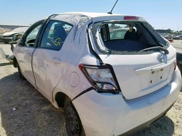 VNKKTUD35GA063974 - 2016 TOYOTA YARIS L WHITE photo 3