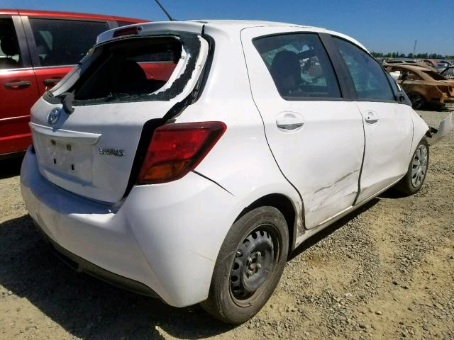 VNKKTUD35GA063974 - 2016 TOYOTA YARIS L WHITE photo 4