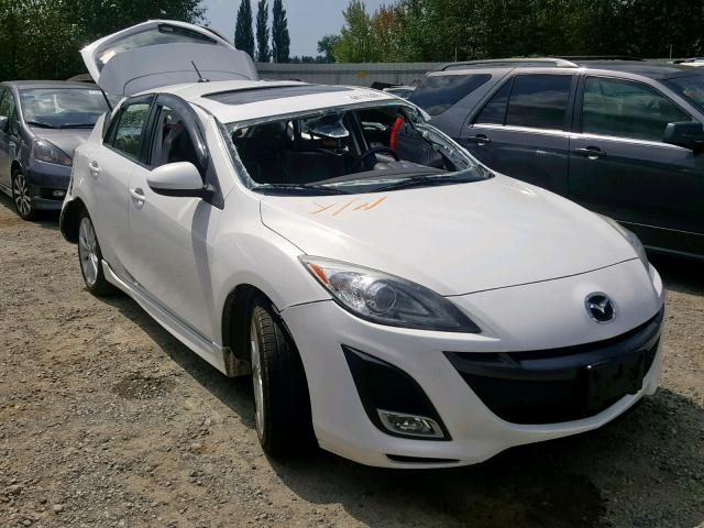 JM1BL1H6XA1289849 - 2010 MAZDA 3 S WHITE photo 1