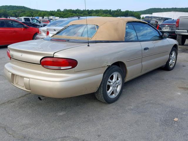 3C3EL45H8XT592073 - 1999 CHRYSLER SEBRING JX GOLD photo 4