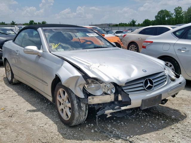 WDBTK65G34T009570 - 2004 MERCEDES-BENZ CLK 320 SILVER photo 1